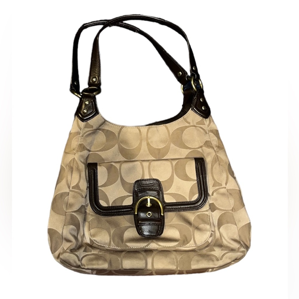 Vintage Coach monogram handbag